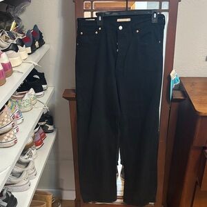 Levi's Women's Straight Jeans in Black